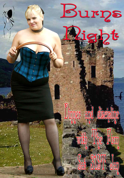 The Firm's Burn's flyer for 2010.
